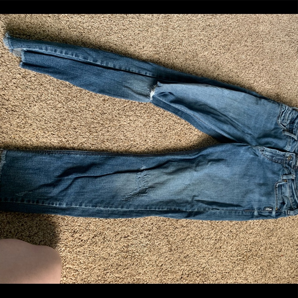 Silver co skinny jeans.